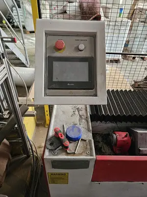 USED HOSOKAWA TWO-STAGE PLASTIC SHREDDING AND GRANULATION SYSTEM