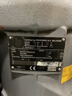 ATLAS COPCO GA50VSD 67HP Rotary Screw Air Compressor 220PSI 480V