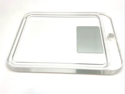 USED FREY VACUUM WINDOW SIGHT GLASS 9.875"X7.5"