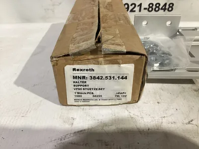 Rexroth 3842.531.144 Aluminum Halter Support -NIB