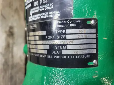 3" Class 900 Control Valve HPT w/ Size 60 Actuator 657