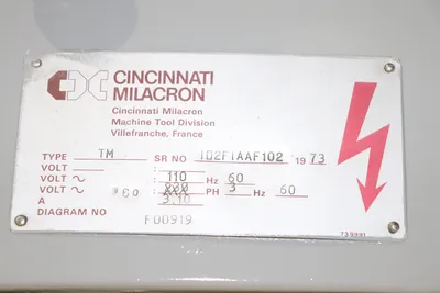 Cincinnati Milacron TM Tool & Cutter Grinder