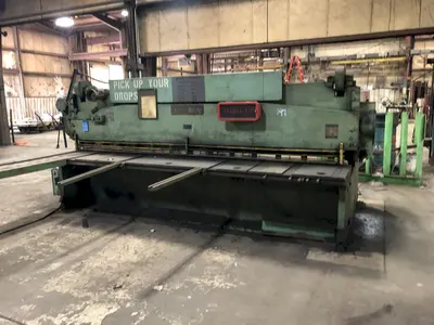 12' X 3/8" LODGE & SHIPLEY MODEL 0612 MECHANICAL POWER SQUARING SHEAR: STOCK 11410