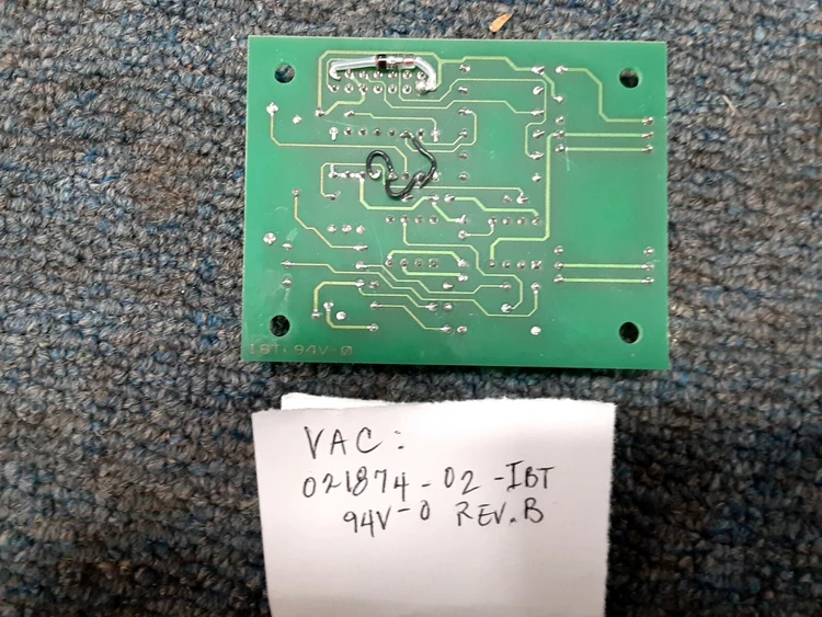 Used VAC ASSY NO. 021874 Monitor Part SENSOR BOARD Miscellaneous PCB & SMT Equipment Arizona US | ASSET CONVERSION SPECIALISTS, INC. #321296