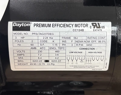 New | in-Stock Dayton 2ZXL6B Centrifugal Pumps Indiana US | J&J Industrial Supply #1481554