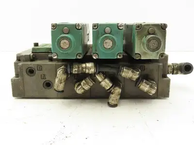 Numatics 081SS500M000061 Pneumatic Flexiblok Manifold 3/2 Position Spool Valve