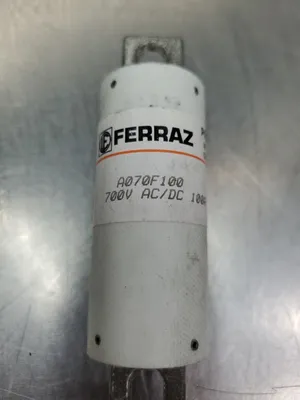 FERRAZ A070F100 PROTISTOR FUSE, 700VAC/DC, 100A. 4D-29