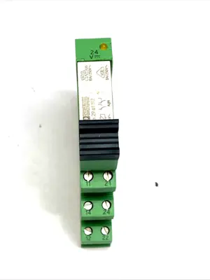 USED PHOENIX CONTACT RELAY BASE 2CO 6A 250V 24VDC 2961192 LOT OF 2