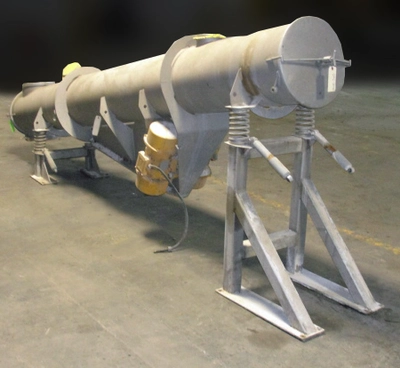 SPC8041  Conveyor VAV Scan - Vibro vibratory conveyor Stainless Steel, 16" dia x 148"l
