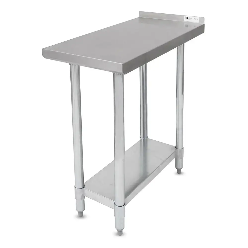 New | in-Stock John Boos Old Stock John Boos EFT8-3018SSK Filler Table - 30x18"L, 1 1/2" Backsplash Food Prep Tables Illinois US | Falcon Restaurant Supply #1375745