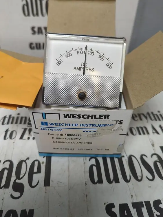 New | in-Stock WESCHLER 19505472 Meters - Misc | Surplus Asset Holdings #1206873