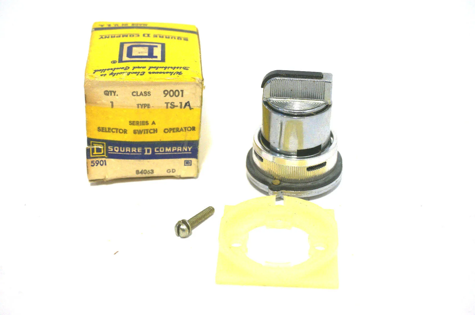NEW SQUARE D 9001-TS1A SELECTOR SWITCH 9001TS1A
