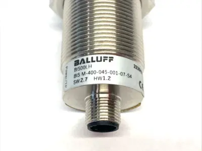 New | in-Stock Balluff Cylindrical HF RFID Read/Write Head BIS M-400-045-001-07-S4 Sensors Michigan US | Maverick Industrial Sales #1393019
