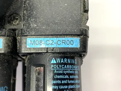 USED WILKERSON PNEUMATIC ASSEMBLY W/ B08-C2-FR00 & M08-CR00