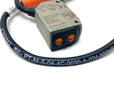 O6H301, O6H-FPKG/0,30m/US | Ifm O6H301 Diffuse Reflection Sensor w/ Background Suppression O6H-FPKG/0,30m/US - Used