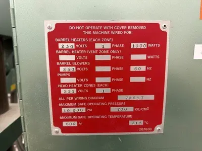 MARSHALL & WILLIAMS Co extrusion sheet line Extrusion Lines, Sheet Lines | Mark One Machinery (33)