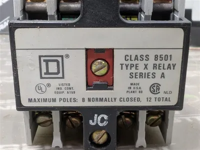 Lot of 6 Square D 8501 X020 Industrial Control Relays Form HC 120V Coil Used
