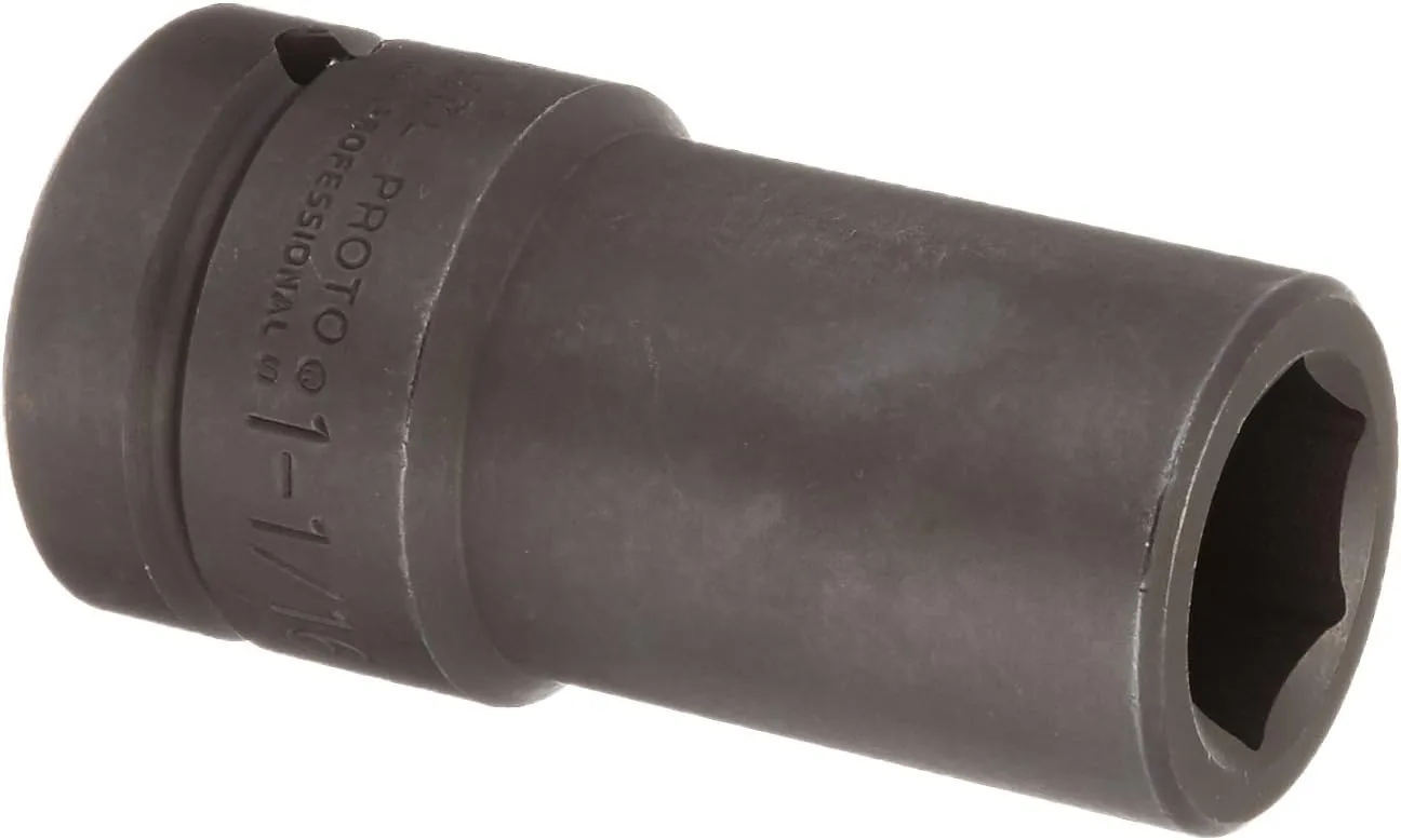 Proto 1" Drive 1-1/16" Deep Impact Socket 6 Point USA Made