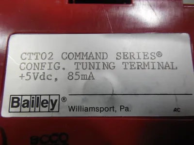 Bailey Controls CTT02 Command Series Config Tuning Terminal Used
