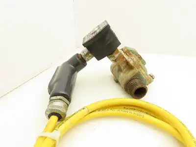 Asco Red Hat II EF8210G014 Brass Solenoid Valve 2-Way 1" NPT 120V Normally Open