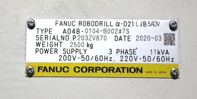 2020 FANUC ROBODRILL ALPHA D21LIB5 ADV Vertical Machining Centers CNC | CNC EXCHANGE (11)