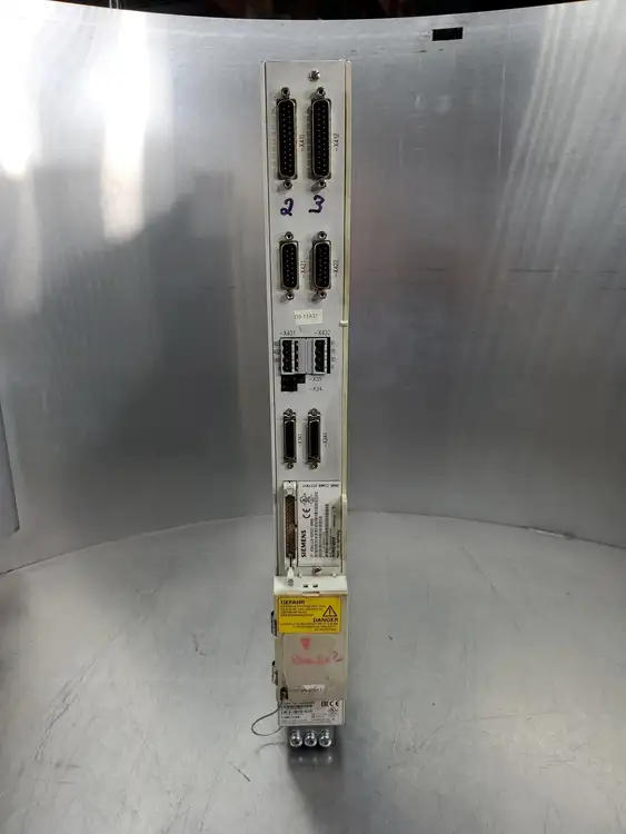 Used Siemens 6SN1124-1AA00-0BA2 SIMODRIVE w/6SN1118-0DM23-0AA0 Drive Card Servo Drives | Palmetto Automation #1156116