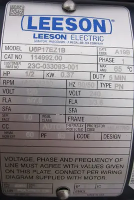 NEW ROTORK LA-2520-E-1-0.9-800-12D LINEAR ACTUATOR 120V .5HP LA2520E10980012D