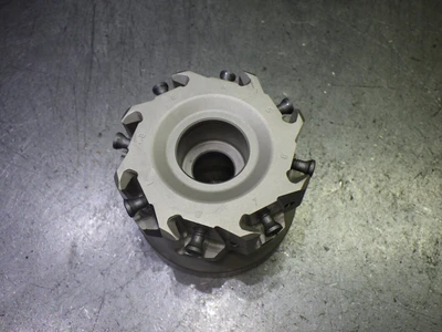 Iscar 2.5" Indexable Facemill 1" Arbor T490 FLN D2.50-8-1.0-R-13 (LOC2588B)