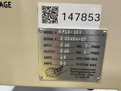 NEW IDEAL MACHINERY IM-MF12-150-A1TP