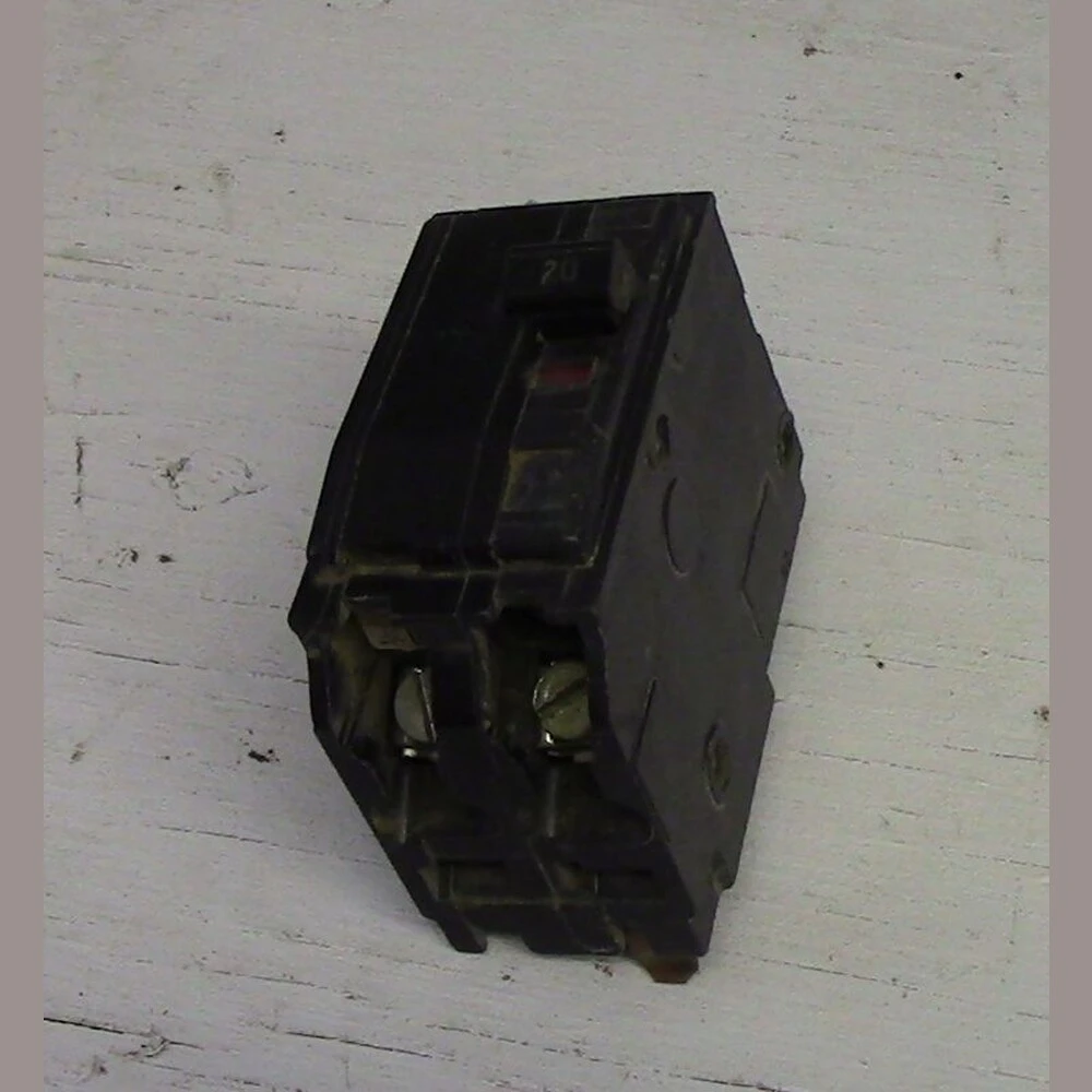 Square D 2 Pole 20 Amp Bolt-on Breaker