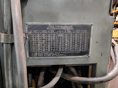 Reed 3 Die Thread Roller