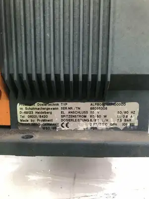 ProMinent ALB080PP1000D0 Metering Pump 115V 109PSI 2.113/2.510GPH