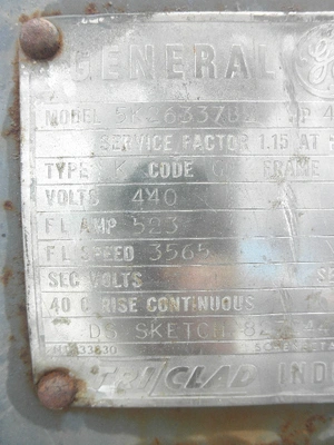 USED GENERAL ELECTRIC 5K26337B2