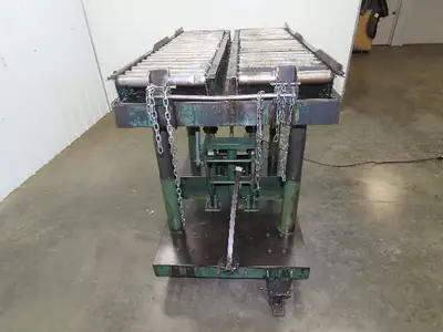 Lexco 8L-3605-40P 4000lb Long Deck Hydraulic Lift Table Die Handler 32x50" 120V