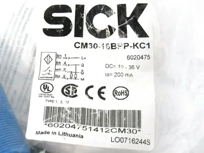 NEW SICK CM30-16BPP-KC1 PHOTOELECTRIC SENSOR CM3016BPPKC1