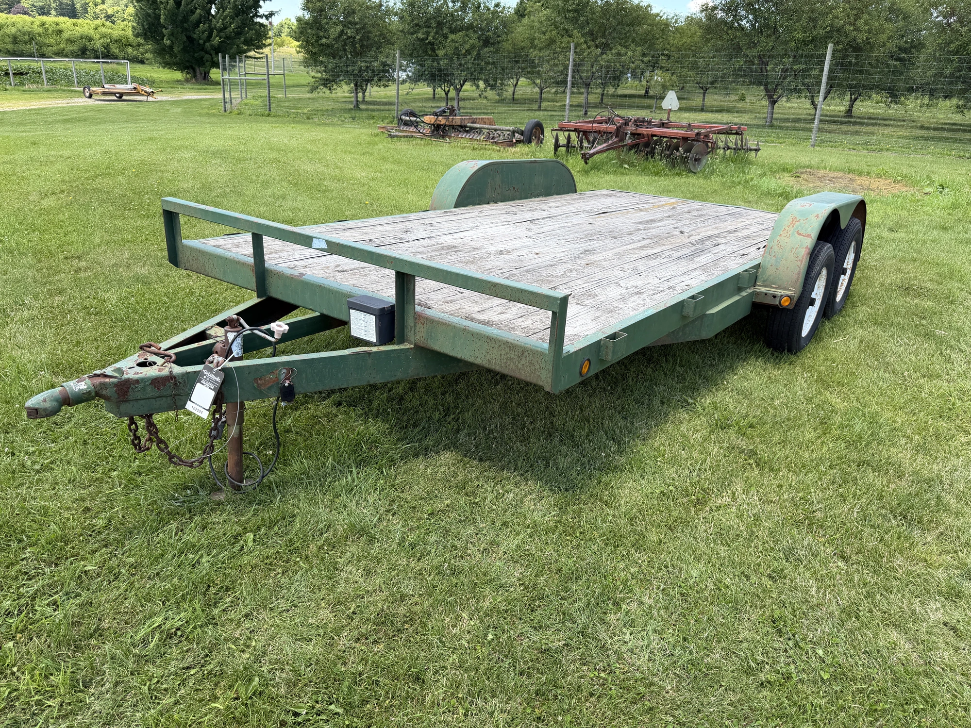 Used LOAD TRAIL TANDEM AXLE EQUIPMENT TRAILER Skidsteer Trailers Michigan US | Miedema Asset Management Group #1287720