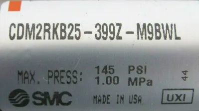 NEW SMC CDM2RKB25-399Z-M9BWL PNEUMATIC CYLINDER CDM2RKB25399ZM9BWL