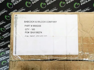 Box of 160 Babcock and Wilcox Company 8800226 Hex Headed Bolts BAX198274 New