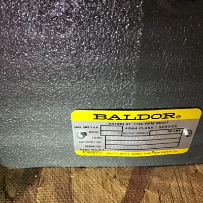 Baldor LF932-25-B7-J Gearmotor Speed Reducer Ratio 25:1 NEMA 140C Right Hand Shaft