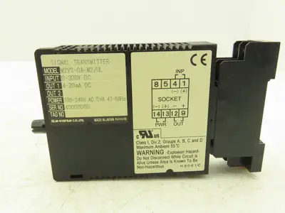 M System M2VS-2A-M2/UL Signal Transmitter  0-100mVDC In 4-20mA DC Out