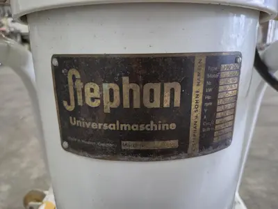 Used 1968 STEPHAN UMM-SK25 Meat Processing Equipment | Steep Hill Equipment Solutions #773111