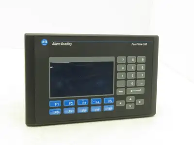 Allen Bradley 2711-B5A5 PanelView 550 HMI Control Panel Ser H FRN 4.48 100-240V