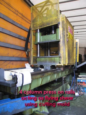 USED MGM + COLOMBO ROLL FORMING PUNCH LINE