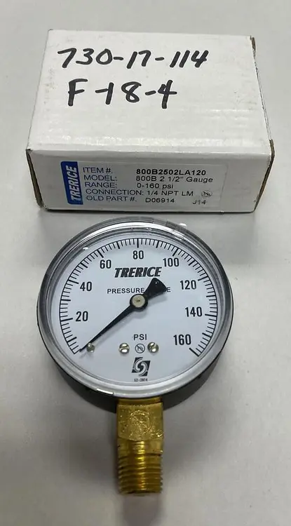 New | in-Stock TERRICE 800B2502LA120 Universal Pressure Meters Ohio US | Surplus Asset Holdings #1235124