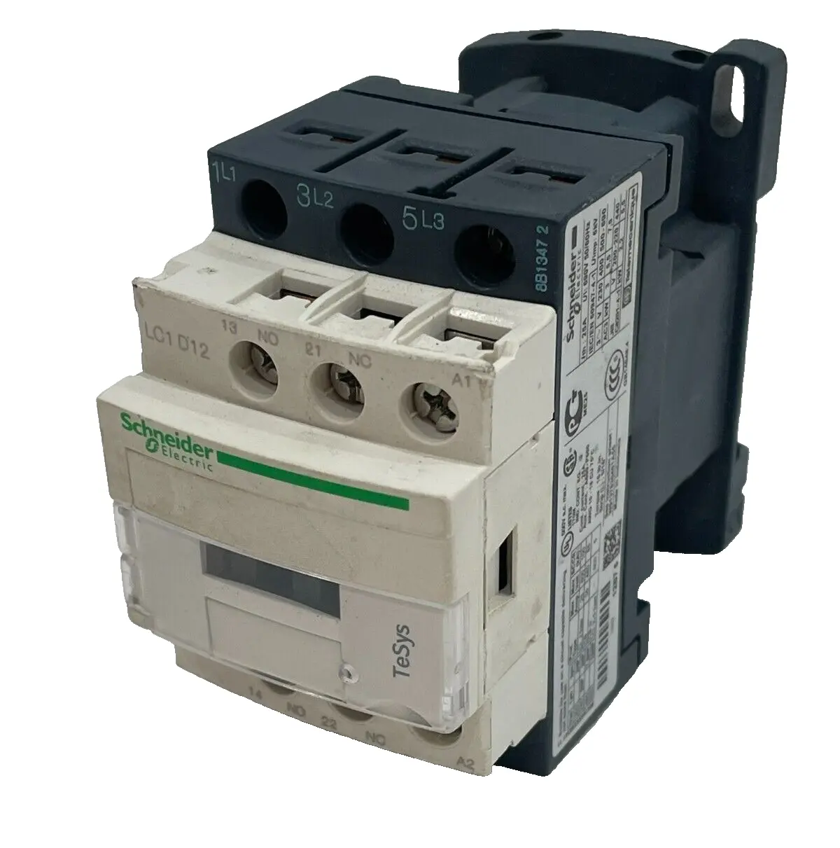 USED SCHNEIDER ELECTRIC LC1D12 CONTACTOR