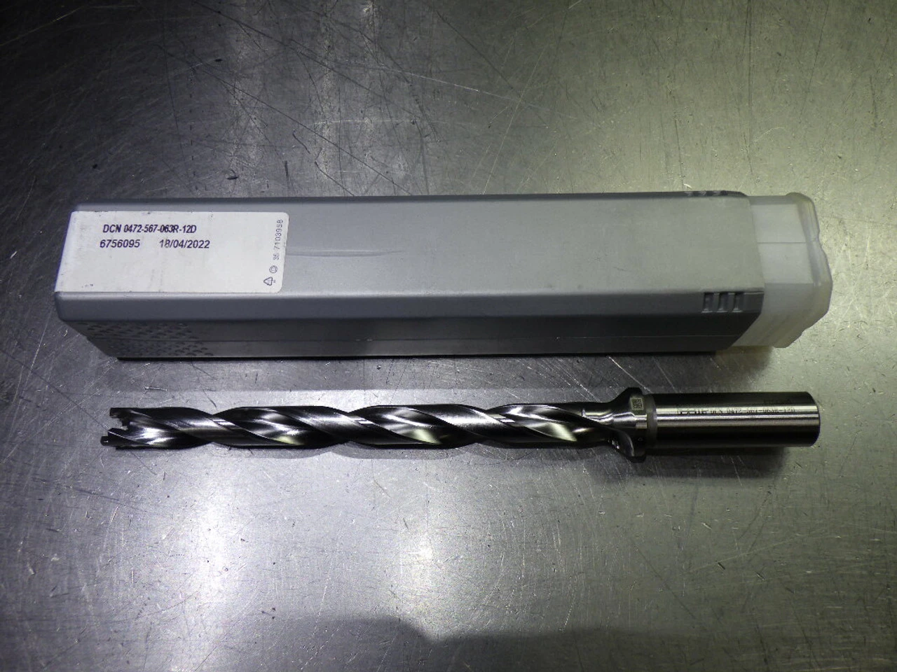 Iscar .472-.491" Coolant Thru Drill 5/8" Shank DCN 0472-567-063R-12D (LOC1759)