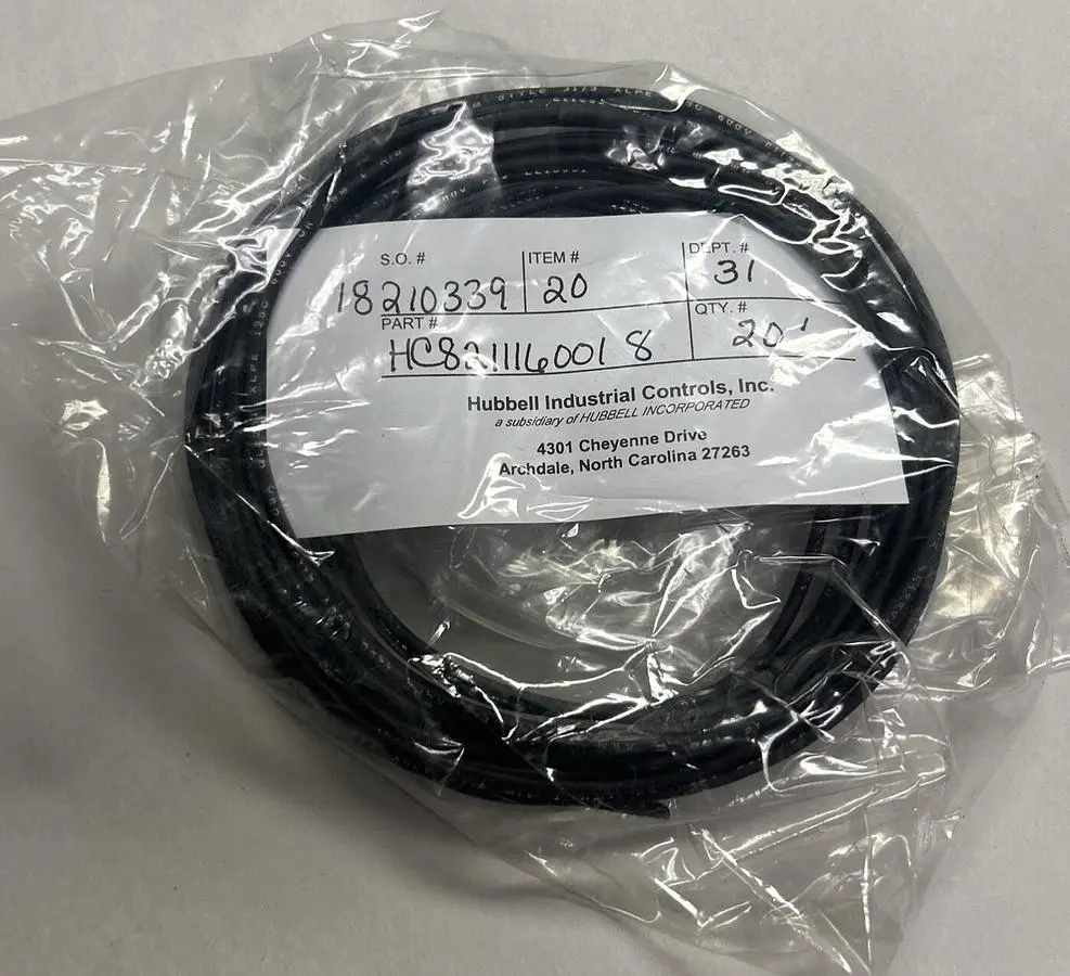 New | in-Stock HUBBELL HC8211160018 Miscellaneous Equipment (Electrical & Power) | Surplus Asset Holdings #1203387