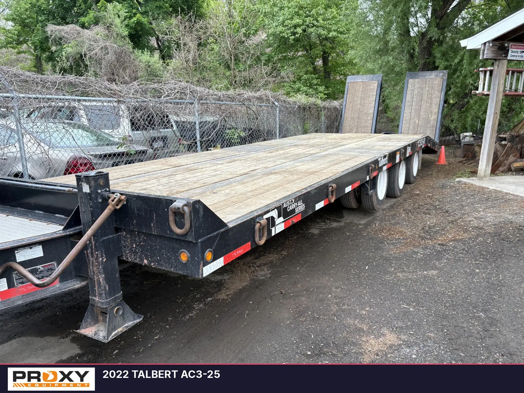 Used 2022 TALBERT AC3-25 Flatbed Trailers Pennsylvania US | Proxy Equipment #1388798
