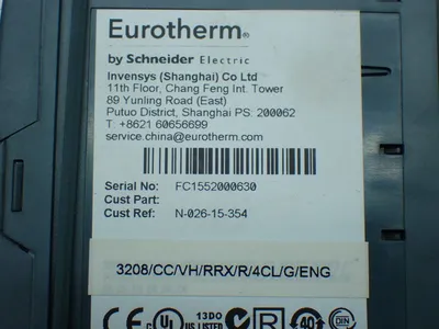 Used EUROTHERM 3208/CC/VH/RRX/R/4CL/G/ENG Temperature Controls Ohio US | HGR 24 #802951