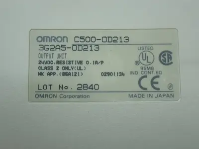 USED OMRON C5000D213